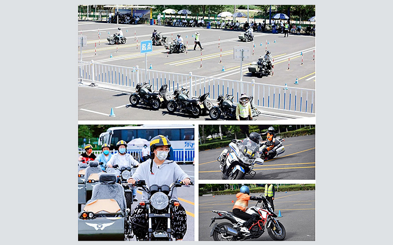 北京东方时尚驾校摩托车国家考试考场图攻略